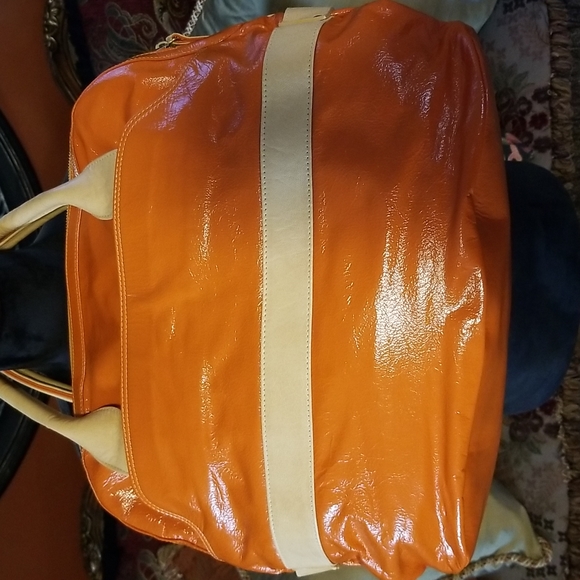 SEE BY CHLOE PATENT LEATHER TOTE BAG - Picture 4 of 9